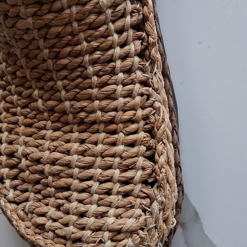 Betula By Birkenstock Straw Sandals Size 8 - Picture 2 of 5